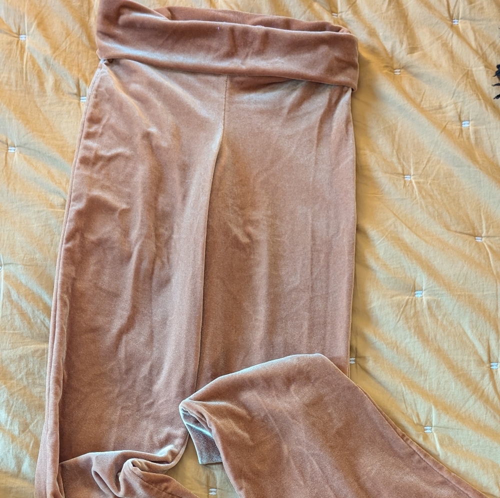 Velvet Musturad/ gold Pants